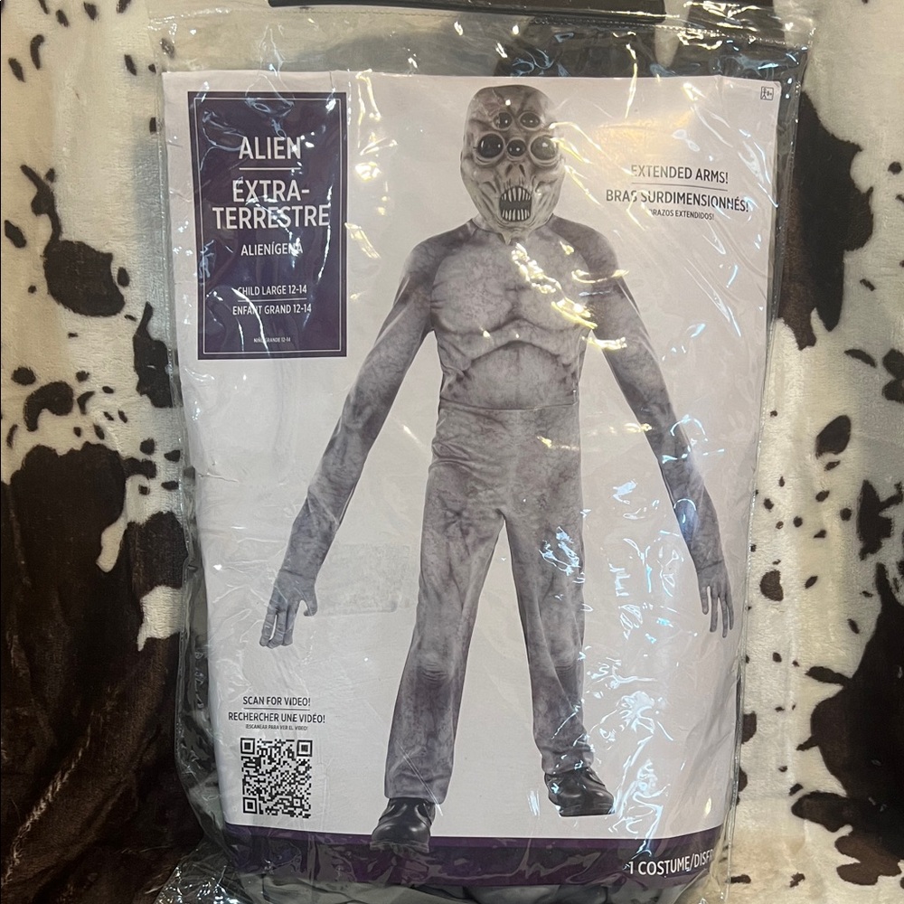Alien Extra-Terrestrial Kids Costume - Gray
